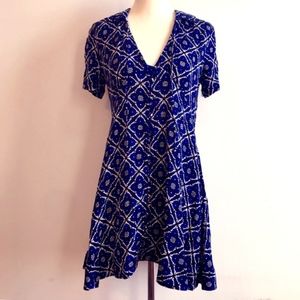 NWOT Free People Printed Mini Dress